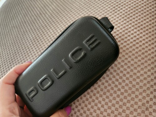 Police genuine sunglasses case - genuine,