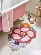 Pink 100% Cotton Floral Shaped