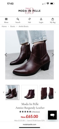 Moda pelle brown leather - in,