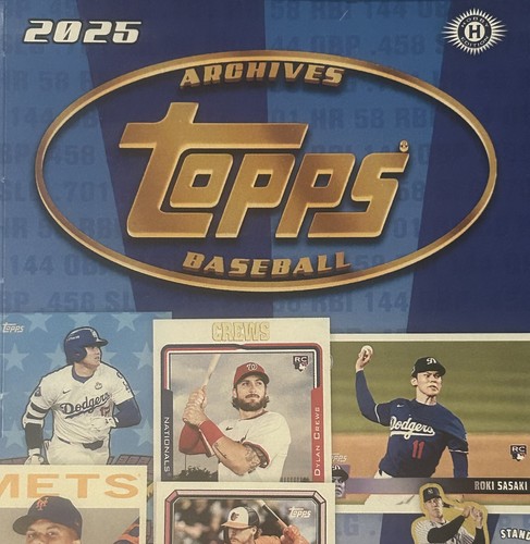Topps archives baseball 2025 - archives,