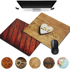 Wood PU Leather Desk Keyboard