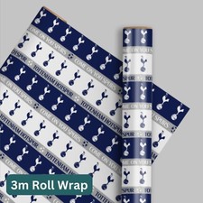 Birthday Wrapping Paper | Tottenham Hotspur FC | 3m Roll Wrap | Kids Gift Wrap
