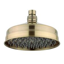 Fixed Shower Head Small Traditional Mixer Rainfall 150mm Antique Brass ENKI R35