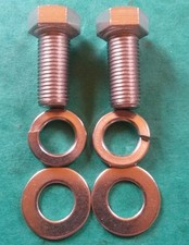 2x Seat Belt Stainless Bolts