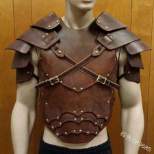 Halloween Cosplay Viking Warrior Costume Set Medieval Renaissance Leather Armor