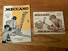Meccano Vintage Dealers Catalogue 'Toys Of Quality' 1950s x2  Cambridge