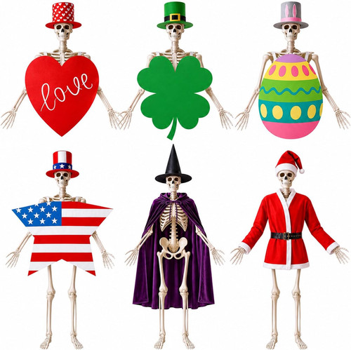Set 12ft skeleton holiday - 12ft,