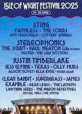 Isle Of Wight Festival 2025 Poster Print A4