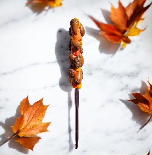 Autumn crochet hook handmade - autumn,