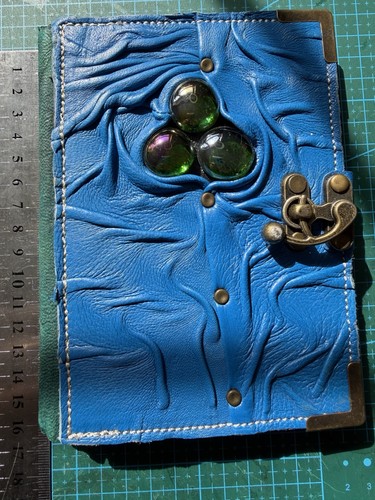 Notebook leather hardcover - notebook-,
