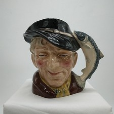Vintage Royal Doulton D6781 The Poacher New Colourway Character Toby Jug - 7"