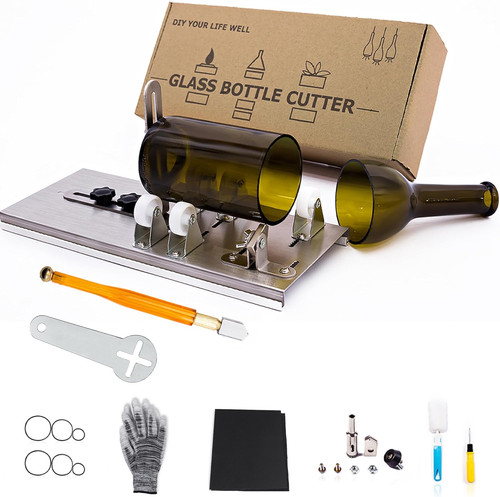 Glass bottle cutter upgraded - glass, cutter,