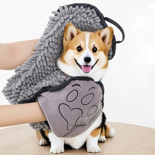 Dog towel cleaning scrubber - towel,
