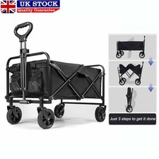 Heavy-Duty Foldable Camping Outdoor Garden Trolley Cart Wagon Truck Wheelbarrow