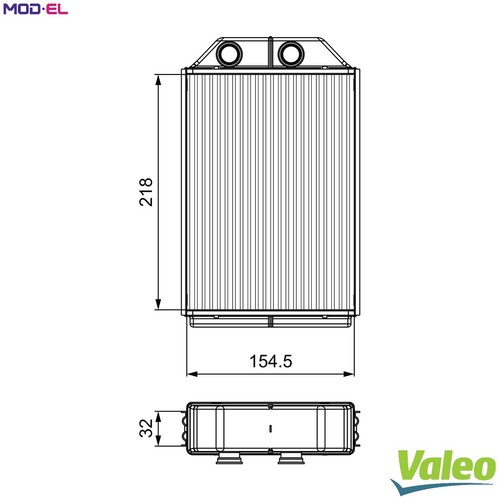 Heat exchanger interior - heat,