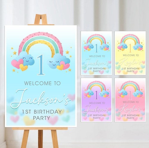 1st birthday party - party, welcome