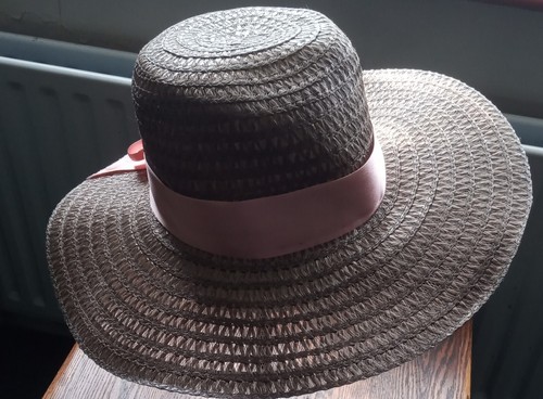 Ladies wedding hat brown - ladies,