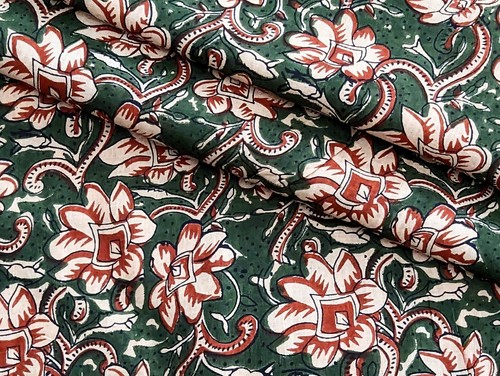100 cotton indian batik - cotton, ikat