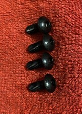 4 x Black Bottle Cage Bolts M5