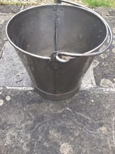 Vintage Milkmaids Bucket - Stainless Steel  - Great Novelty Planter 