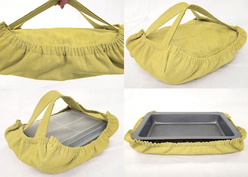 Faux burlap casserole baking - faux,