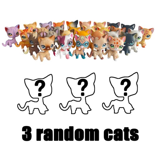 3pcs littlest pet shop - 3pcs,