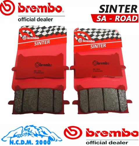 Front brake pads sinter red - front,
