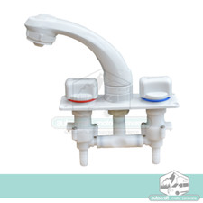 WHALE MIXER TAP HOT COLD WHITE