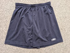 Vintage Umbro Shorts Mens Large Blue Football 90s Casual Retro Gym Terrace