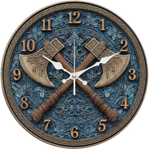 Viking axe pattern wooden - pattern,