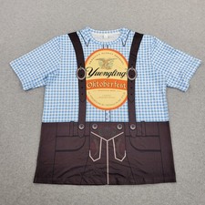 Yuengling Oktoberfest Shirt Mens XL Blue Seasonal Beer Graphic