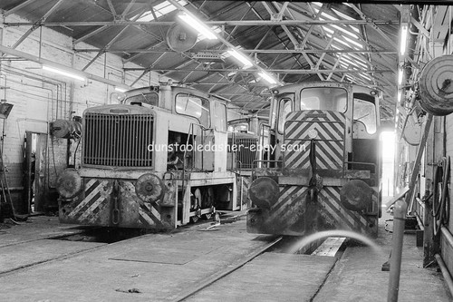 Railway negative view - negative:, of