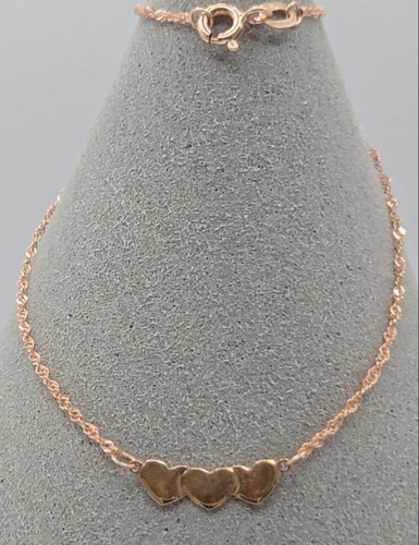 Rose gold heart - 9k, twist