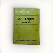 Toyota Pick-up Truck 1975-1980 OEM Service Repair Manual Shop Engine 20-R Guide