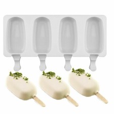 Silicone Ice Cream Mould Popsicle Lolly Frozen Dessert Maker Cakesicles Tray 4
