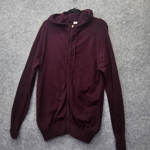 Burgundy hoodie full zip - burgundy,