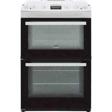 Zanussi ZCK66350WA Free Standing Dual Fuel Cooker with Gas Hob 60cm White A/A