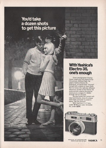 1969 vintage yashica 35mm - vintage,