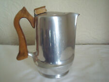 Picquot Piquot Ware Coffee Tea Water Jug Tall Magnalium Cast Alloy Vintage 60s