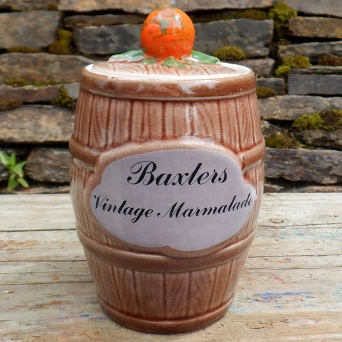 Vintage ceramic marmalade jar - vintage,
