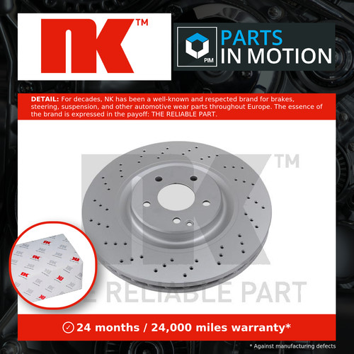 Brake discs pair vented - discs,