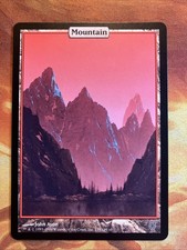 Mtg full art mountain - art, unhinged