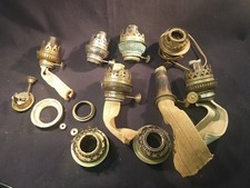 Lot of Antique Kerosene Lamp