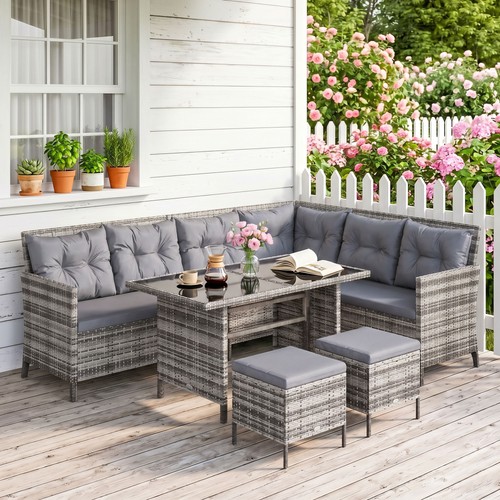 Outsunny pcs patio - pcs, wicker