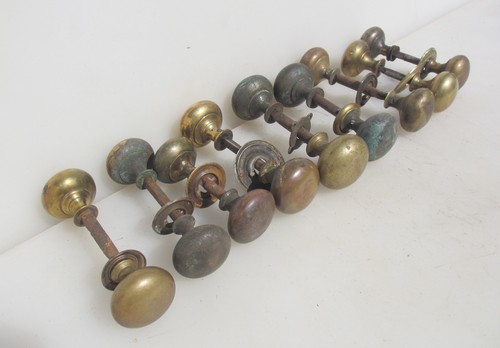 Victorian brass door knobs - victorian,