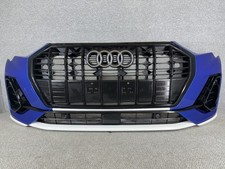 2018 - 2024 AUDI Q3 S LINE 83A BLACK ED COMPLETE FRONT BUMPER + SENSORS (#350)