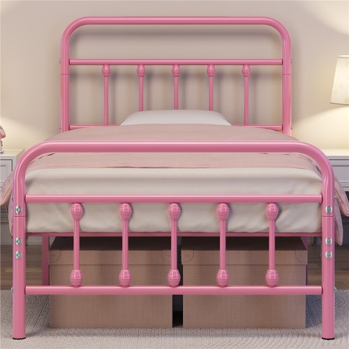 Metal bed frame - bed, high