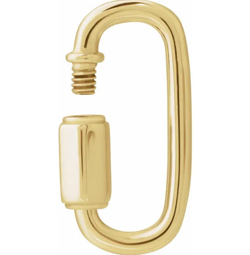 20mm 14k yellow gold - gold, charm