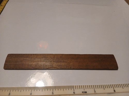 Vintage wooden ruler made - wooden,