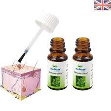 Dual-Pack Skin Tag & Wart Remover - Antiseptic Oil with Eucalyptus & Tea Tree